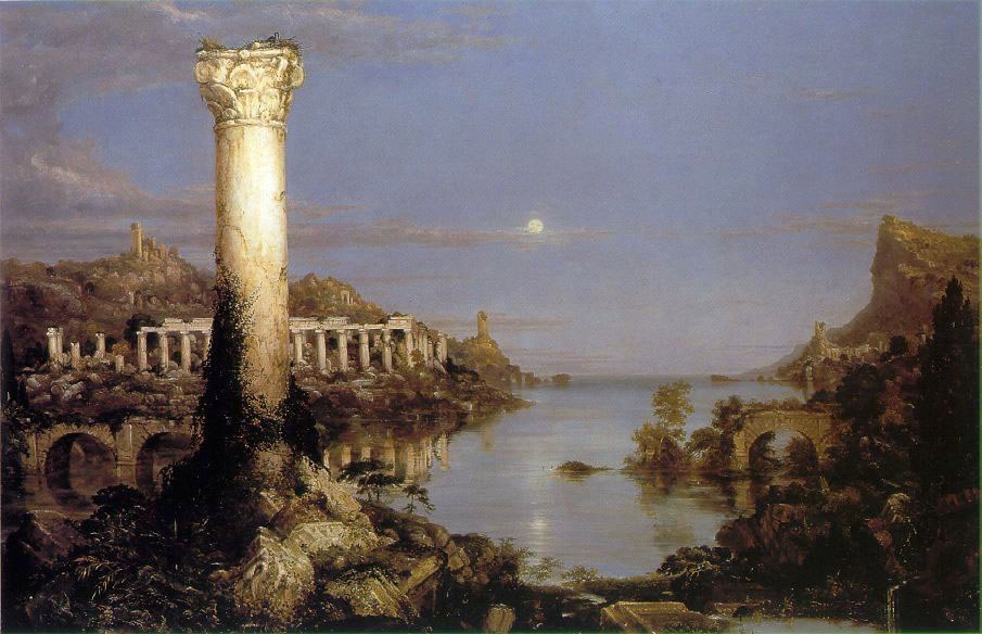 Thomas Cole The Course of Empire Desolation